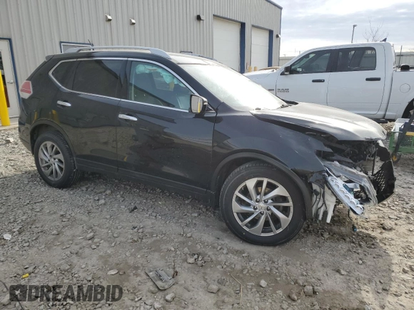2014 Nissan Rogue SL with VIN 5N1AT2MV8EC826271, listed as a Copart auction lot 42352325 with 159,047 mi miles and Non Repairable. Bid and sale history available at DreamBid. Image 4.