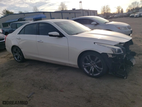 2014 Cadillac CTS Sedan Vsport RWD with VIN 1G6AU5S86E0144588, listed as a Copart auction lot 46591065 with 160,439 mi miles and Salvage Title. Bid and sale history available at carsss.com. Image 4.