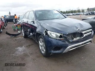 2018 Mercedes-Benz GLC with VIN WDC0G4JB5JF439738, listed as a IAAI auction lot 41741168 with 78,788 mi miles. Bid and sale history available at carsss.com. Image 1.