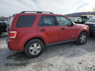 2008 Ford Escape XLT with VIN 1FMCU03198KB05556, listed as a Copart auction lot 42531975 with 105,277 mi miles and Salvage title. Bid and sale history available at DreamBid. Image 3.