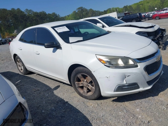 2015 Chevrolet Malibu LS with VIN 1G11A5SL0FF267241, listed as a IAAI auction lot 41963549 with 225,353 mi miles. Bid and sale history available at carsss.com. Image 1.