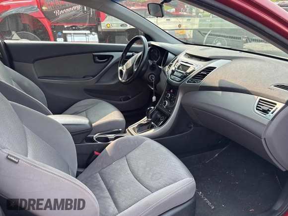 2014 Hyundai Elantra z VIN KMHDH6AH9EU028683, wystawiony jako Copart lot #59786275 z przebiegiem 89 876 mil mil oraz Czysty tytuł • Clean title. Historia ofert i sprzedaży dostępna na DreamBid. Obrazek 5.