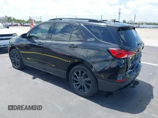 2024 Chevrolet Equinox RS with VIN 3GNAXMEGXRL108663, listed as a IAAI auction lot 42508860 with 15,675 mi miles and . Bid and sale history available at DreamBid. Image 3.
