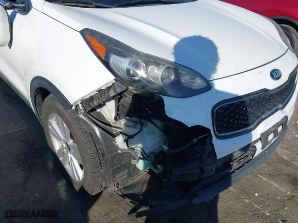 2017 Kia Sportage LX with VIN KNDPM3AC5H7262807, listed as a IAAI auction lot 41636243 with 54,478 mi miles. Bid and sale history available at carsss.com. Image 6.
