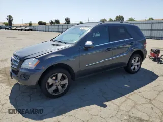 2010 Mercedes-Benz M 350 with VIN 4JGBB5GB5AA619787, listed as a Copart auction lot 62132185 with 168,084 mi miles and Salvage title. Bid and sale history available at DreamBid. Image 1.