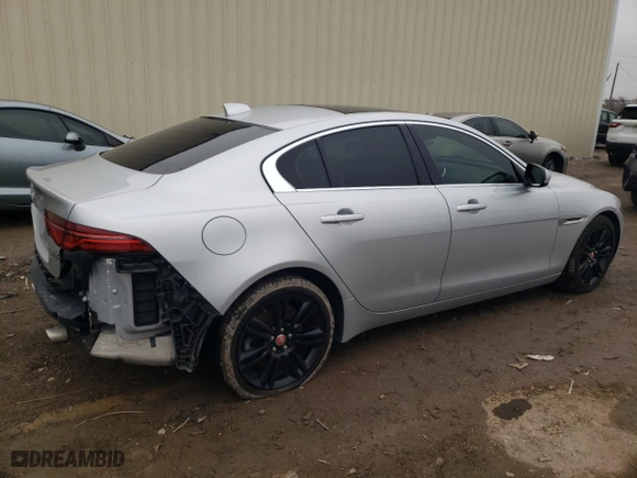 2020 Jaguar XE S with VIN SAJAE4FXXLCP63651, listed as a Copart auction lot 83776854 with NaN miles and Salvage Title. Bid and sale history available at carsss.com. Image 3.