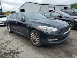 2015 Kia K900 Luxury with VIN KNALW4D40F6021515, listed as a Copart auction lot 67156124 with 99,001 mi miles and Salvage Title. Bid and sale history available at carsss.com. Image 4.