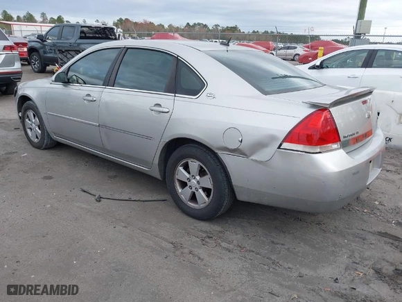 2008 Chevrolet Impala LT with VIN 2G1WT58K281255617, listed as a IAAI auction lot 41683476 with 243,927 mi miles. Bid and sale history available at carsss.com. Image 3.