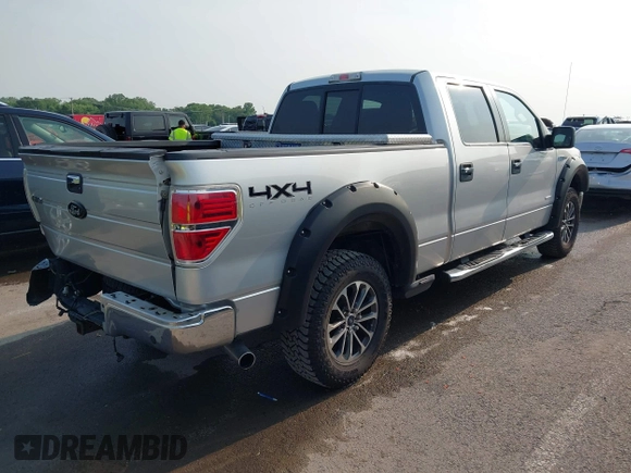 2011 Ford F-150 XLT with VIN 1FTFW1ET2BFC25909, listed as a IAAI auction lot 42463772 with 258,949 mi miles and . Bid and sale history available at DreamBid. Image 4.