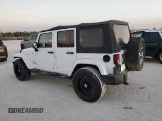 2017 Jeep Wrangler Unlimited Sahara with VIN 1C4BJWEG4HL701813, listed as a Copart auction lot 84496424 with 49,858 mi miles and Salvage title. Bid and sale history available at DreamBid. Image 2.