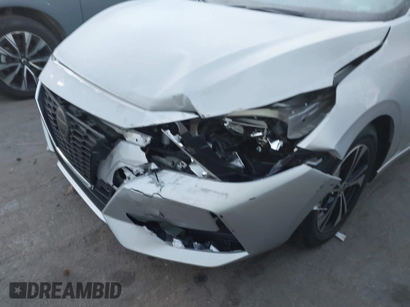 2021 Nissan Sentra SV with VIN 3N1AB8CV0MY293384, listed as a IAAI auction lot 41096159 with 53,916 mi miles and . Bid and sale history available at DreamBid. Image 6.