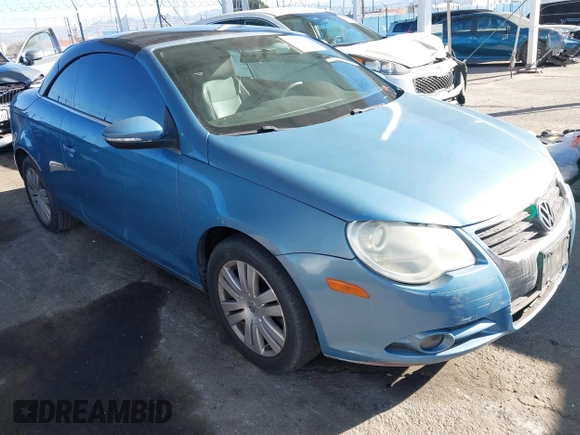 2010 Volkswagen Eos Komfort with VIN WVWBA7AH4AV018914, listed as a IAAI auction lot 41603640 with 86,748 mi miles and . Bid and sale history available at DreamBid. Image 1.