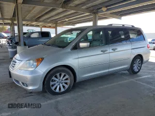 2009 Honda Odyssey Touring with VIN 5FNRL38849B034077, listed as a Copart auction lot 48248725 with 89,636 mi miles and Clean Title. Bid and sale history available at carsss.com. Image 1.