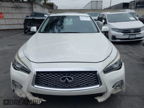 2018 Infiniti Q50 Luxe with VIN JN1EV7AP8JM364465, listed as a IAAI auction lot 41734191 with 136,869 mi miles and . Bid and sale history available at DreamBid. Image 13.