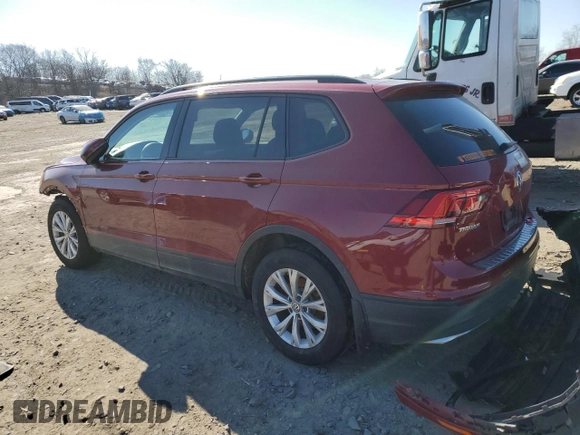 2019 Volkswagen Tiguan S with VIN 3VV1B7AX6KM080196, listed as a Copart auction lot 46238155 with 122,852 mi miles and Salvage title. Bid and sale history available at DreamBid. Image 2.