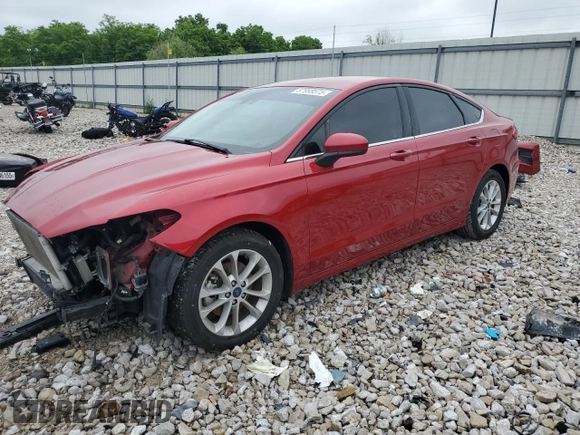 2020 Ford Fusion SE with VIN 3FA6P0HD9LR245869, listed as a Copart auction lot 57998575 with 80,458 mi miles and Salvage title. Bid and sale history available at DreamBid. Image 1.