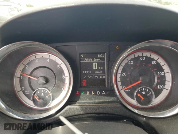 2013 Dodge Grand Caravan Crew with VIN 2C4RDGDG9DR741254, listed as a Copart auction lot 53121095 with 227,243 mi miles and Clean Title. Bid and sale history available at DreamBid. Image 9.