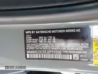 2018 MINI Hardtop 4 Door Cooper S с VIN WMWXU3C55J2F51056, выставлен на аукционе IAAI как лот 42484892 с пробегом 107 460 миль миль и . История ставок и продаж доступна на DreamBid. Изображение 9.