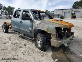 2008 GMC Sierra 2500HD SLE1 with VIN 1GTHK23658F198897, listed as a Copart auction lot 46270065 with 0 mi miles and Clean Title. Bid and sale history available at carsss.com. Image 4.