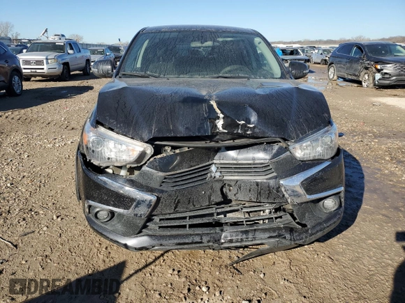2017 Mitsubishi Outlander Sport ES 2.0 with VIN JA4AR3AU9HZ003851, listed as a Copart auction lot 46652185 with 80,775 mi miles and Salvage Title. Bid and sale history available at carsss.com. Image 5.