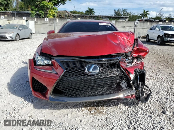 2017 Lexus RC F F z VIN JTHHP5BC8H5006161, wystawiony jako Copart lot #88627715 z przebiegiem 45 235 mil mil oraz Szkoda całkowita • Salvage title. Historia ofert i sprzedaży dostępna na DreamBid. Obrazek 5.