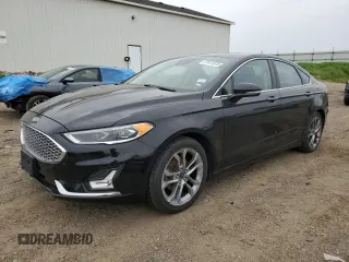 2020 Ford Fusion Titanium with VIN 3FA6P0RU1LR157445, listed as a Copart auction lot 57411075 with 190,503 mi miles and Clean title. Bid and sale history available at DreamBid. Image 1.