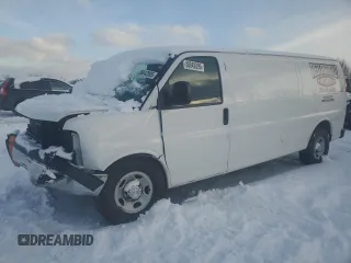 2016 Chevrolet Express Cargo Van with VIN 1GCZGHFG8G1152831, listed as a Copart auction lot 88842095 with 288,029 mi miles and Clean Title. Bid and sale history available at carsss.com. Image 1.