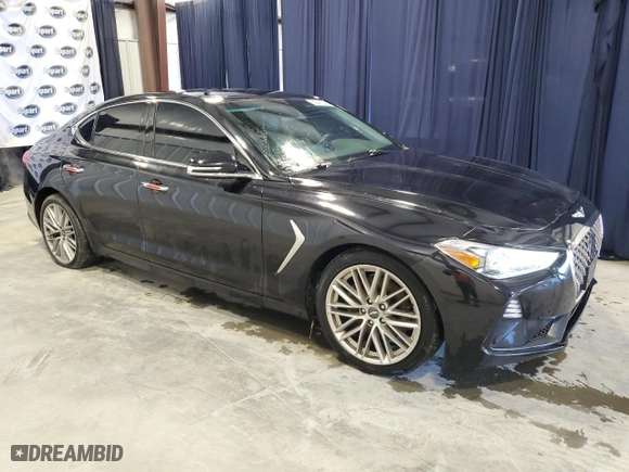 2021 Genesis G70 2.0T with VIN KMTG64LA7MU072306, listed as a Copart auction lot 46165345 with 78,452 mi miles and Clean Title. Bid and sale history available at carsss.com. Image 4.
