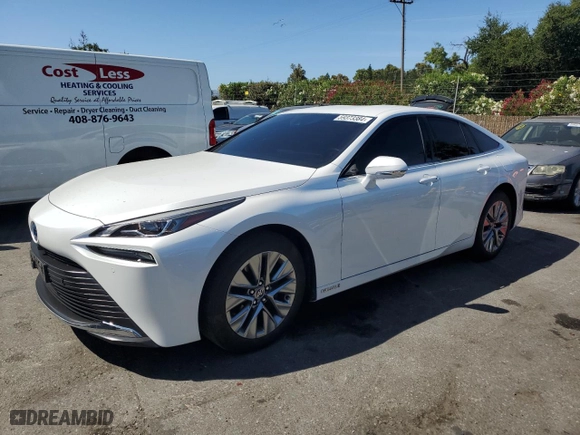 2022 Toyota Mirai XLE with VIN JTDAAAAA8NA006886, listed as a Copart auction lot 59373384 with 18,292 mi miles and Salvage Title. Bid and sale history available at carsss.com. Image 1.