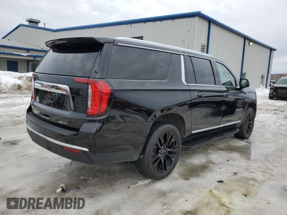 2023 GMC Yukon XL SLT with VIN 1GKS2GKT3PR203039, listed as a Copart auction lot 48005085 with 87,792 mi miles and Salvage Title. Bid and sale history available at carsss.com. Image 3.