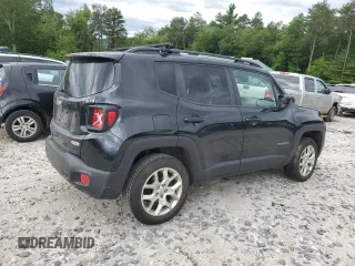 2018 Jeep Renegade Latitude with VIN ZACCJBBB2JPJ11789, listed as a Copart auction lot 61667685 with 113,311 mi miles and Salvage title. Bid and sale history available at DreamBid. Image 3.