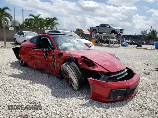 2021 Porsche 911 Carrera with VIN WP0AA2A95MS205382, listed as a Copart auction lot 42355455 with 11,032 mi miles and Salvage Title. Bid and sale history available at carsss.com. Image 1.