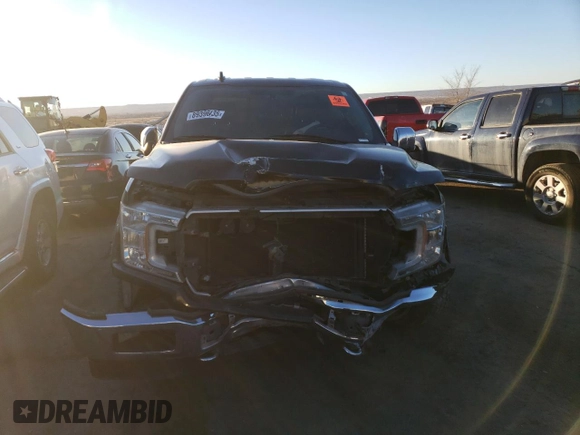 2018 Ford F-150 XL with VIN 1FTEW1EG9JKF57527, listed as a Copart auction lot 89396135 with 0 mi miles and Salvage Title. Bid and sale history available at carsss.com. Image 5.