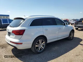 2012 Audi Q7 Premium Plus with VIN WA1LGAFE1CD007726, listed as a Copart auction lot 61665715 with 143,108 mi miles and Clean title. Bid and sale history available at DreamBid. Image 3.
