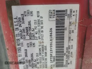 1995 Ford F-150 z VIN 1FTDF15Y0SLB18636, wystawiony jako Copart lot #74784294 z przebiegiem 70 345 mil mil oraz Szkoda całkowita • Salvage title. Historia ofert i sprzedaży dostępna na DreamBid. Obrazek 12.