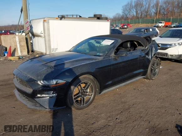 2018 Ford Mustang EcoBoost Premium with VIN 1FATP8UH1J5110458, listed as a IAAI auction lot 41454016 with 26,146 mi miles and . Bid and sale history available at DreamBid. Image 17.