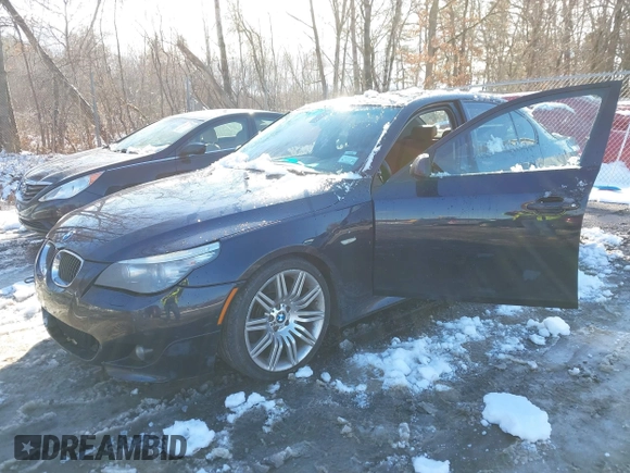 2008 BMW 5 Series 550i with VIN WBANW53518CT54786, listed as a IAAI auction lot 41546342 with 121,094 mi miles. Bid and sale history available at carsss.com. Image 6.