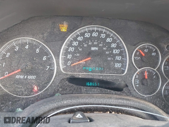 2004 GMC Envoy SLT with VIN 1GKDT13S742133932, listed as a IAAI auction lot 41598339 with 168,651 mi miles and . Bid and sale history available at DreamBid. Image 7.
