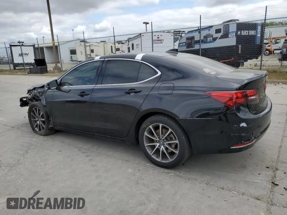 2017 Acura TLX V6 w/Technology Pkg with VIN 19UUB2F52HA001409, listed as a Copart auction lot 53571115 with 66,361 mi miles and Salvage title. Bid and sale history available at DreamBid. Image 2.