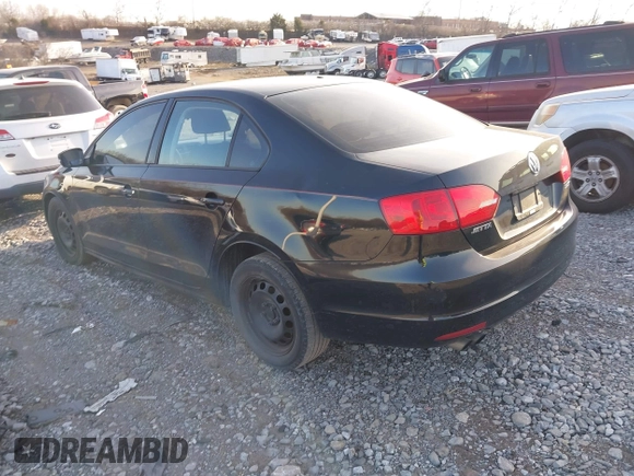 2012 Volkswagen Jetta Sedan SE w/Convenience & Sunroof with VIN 3VWDX7AJ5CM421899, listed as a IAAI auction lot 41293330 with 173,176 mi miles. Bid and sale history available at carsss.com. Image 3.