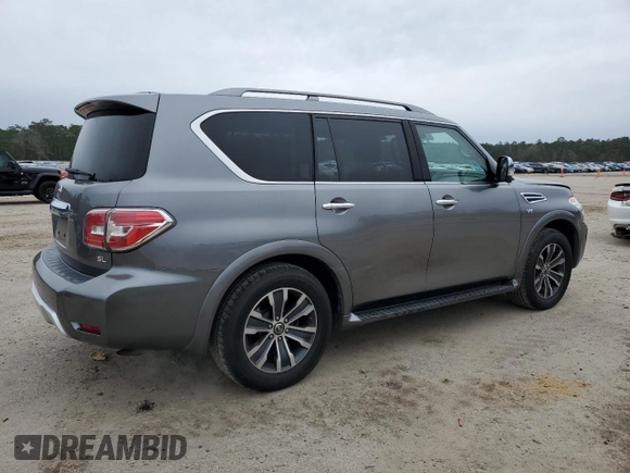 2018 Nissan Armada SV with VIN JN8AY2NC9J9556949, listed as a Copart auction lot 86526934 with 96,293 mi miles and Salvage Title. Bid and sale history available at carsss.com. Image 3.