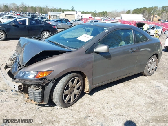 2007 Honda Civic Cpe LX with VIN 2HGFG12617H507803, listed as a IAAI auction lot 41854467 with 207,794 mi miles. Bid and sale history available at carsss.com. Image 17.