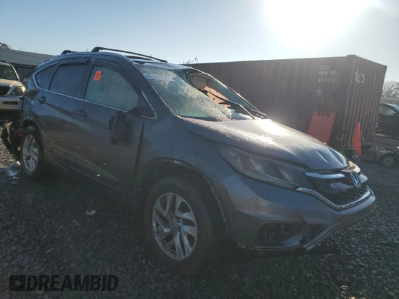 2015 Honda CR-V EX-L with VIN 2HKRM3H74FH523077, listed as a Copart auction lot 43620665 with Not Provided miles and Salvage Title. Bid and sale history available at carsss.com. Image 4.