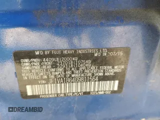 2016 Subaru WRX with VIN JF1VA1B64G9811564, listed as a Copart auction lot 89174365 with 81,939 mi miles and Salvage Title. Bid and sale history available at DreamBid. Image 15.