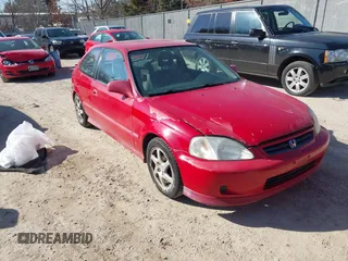 2000 Honda Civic DX with VIN 2HGEJ634XYH107389, listed as a IAAI auction lot 41787868 with 150,181 mi miles. Bid and sale history available at carsss.com. Image 1.