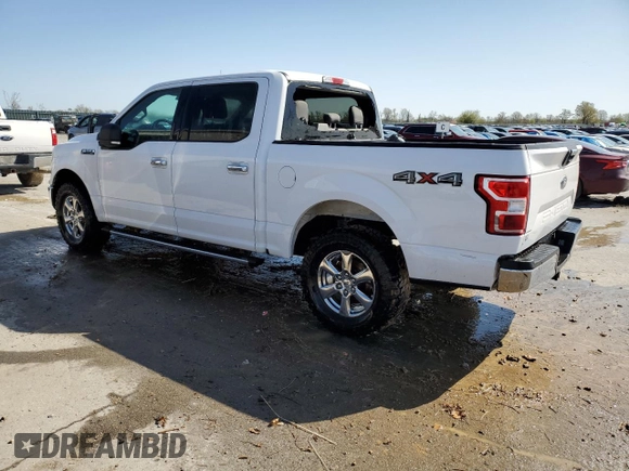 2019 Ford F-150 XL with VIN 1FTEW1E57KKE02961, listed as a Copart auction lot 52257105 with 117,296 mi miles and Salvage Title. Bid and sale history available at carsss.com. Image 2.
