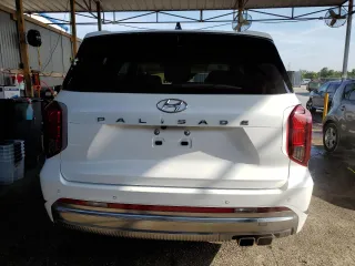 2025 Hyundai Palisade Calligraphy with VIN KM8R74GE3SU851342, listed as a Copart auction lot 54139965 with 11,717 mi miles and Clean Title. Bid and sale history available at carsss.com. Image 6.