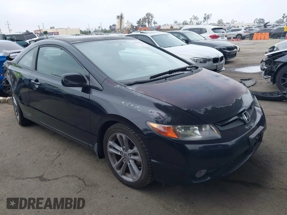 2007 Honda Civic Si with VIN 2HGFG21597H711439, listed as a IAAI auction lot 41891725 with 154,844 mi miles and . Bid and sale history available at DreamBid. Image 1.
