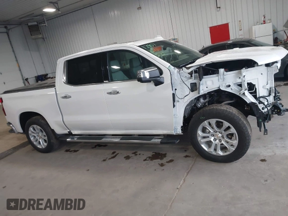 2023 Chevrolet Silverado 1500 LTZ with VIN 1GCUDGEDXPZ100414, listed as a IAAI auction lot 40005559 with 40,000 mi miles and . Bid and sale history available at DreamBid. Image 14.