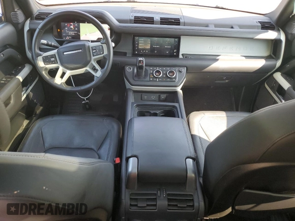 2020 Land Rover Defender HSE with VIN SALE97EU6L2018617, listed as a Copart auction lot 60670585 with 38,721 mi miles and Salvage title. Bid and sale history available at DreamBid. Image 8.